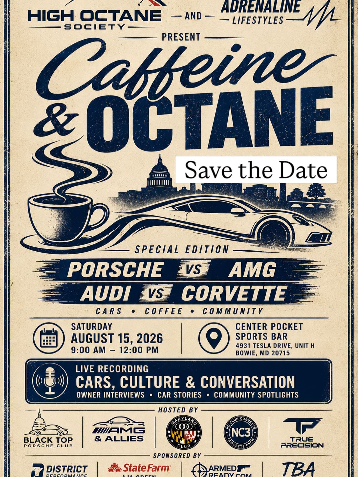 Caffeine & Octane — Cars & Coffee meet