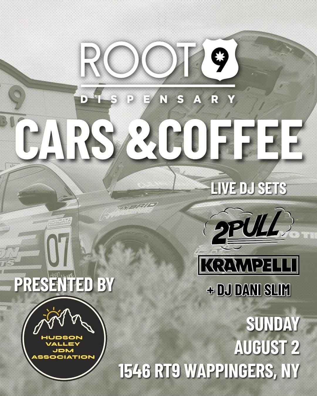 Cars & Coffee — Root 9 Dispensary — Cars & Coffee meet