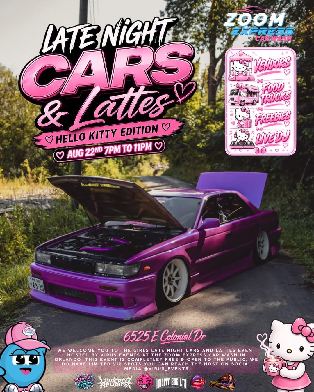Late Night Cars & Lattes — Cars & Coffee meet