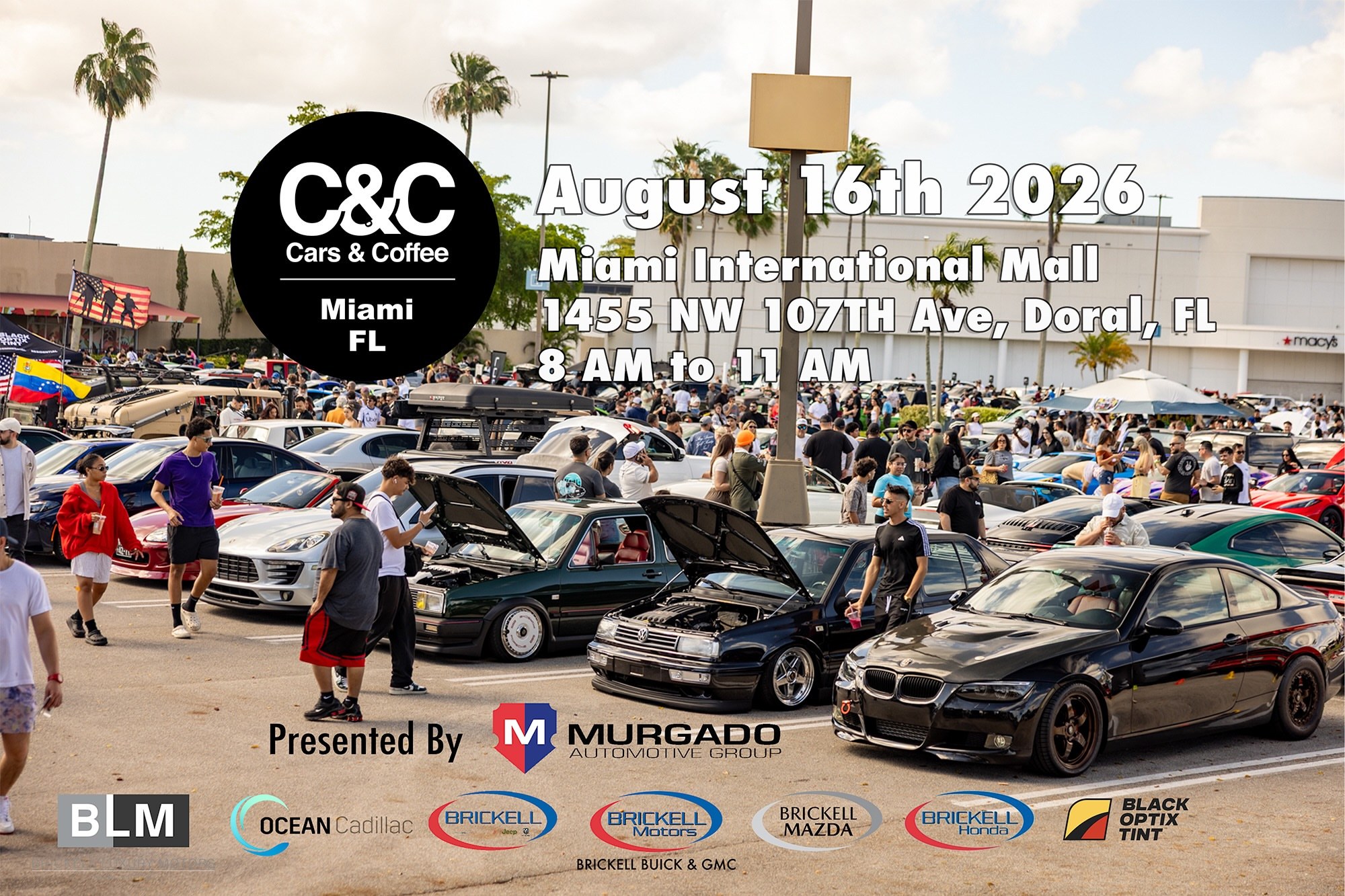 Cars & Coffee — Miami International Mall — Cars & Coffee meet