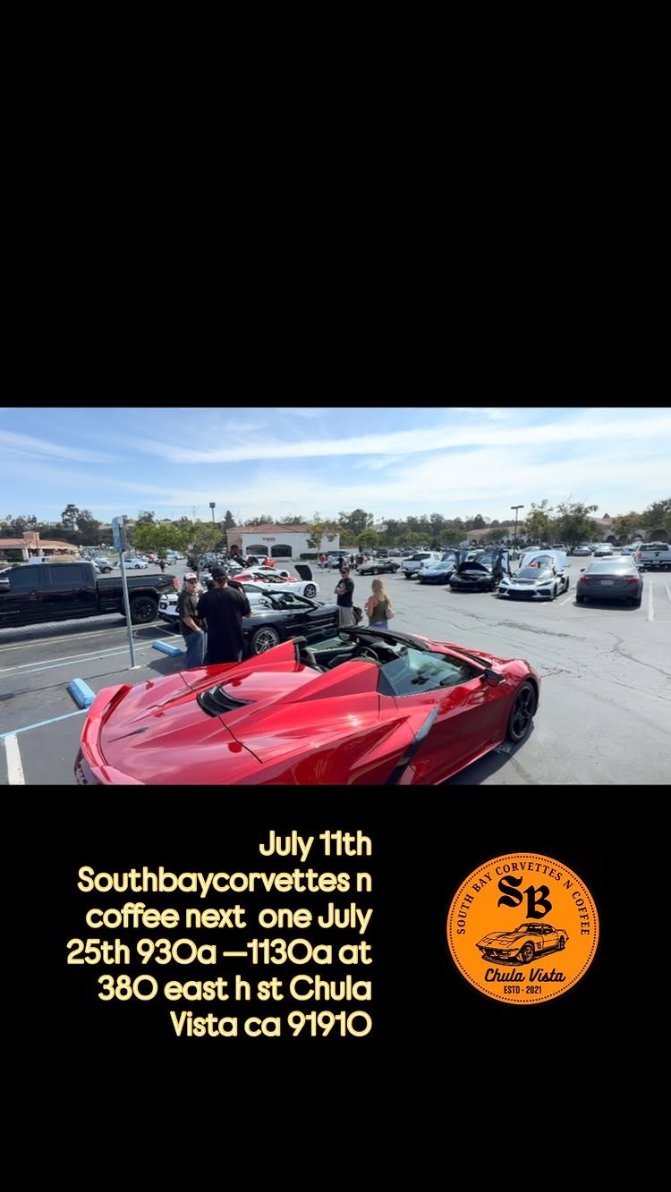Southbay Corvettes N Coffee — Cars & Coffee meet