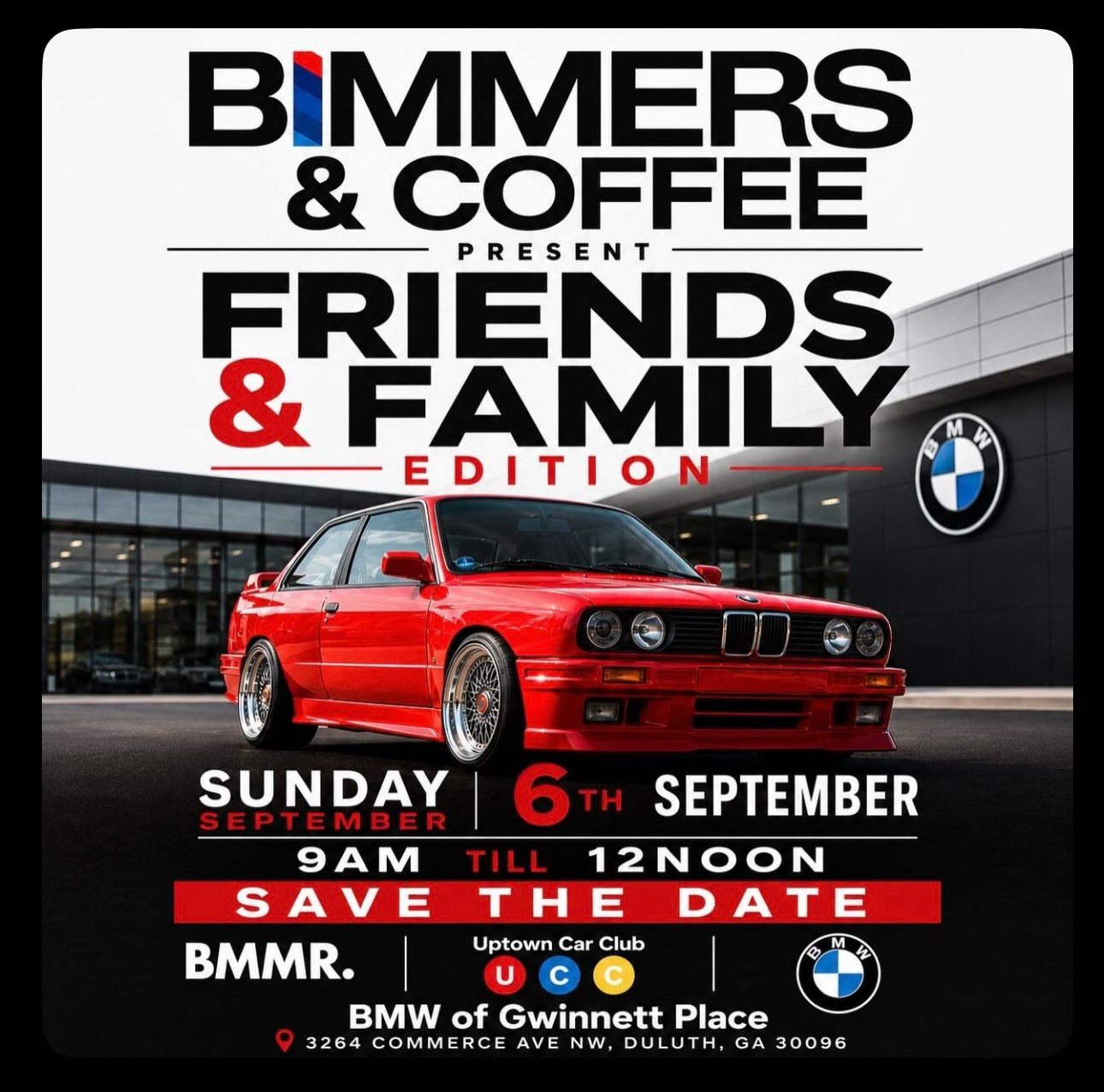 Bimmers & Coffee Friends & Family Edition — Cars & Coffee meet