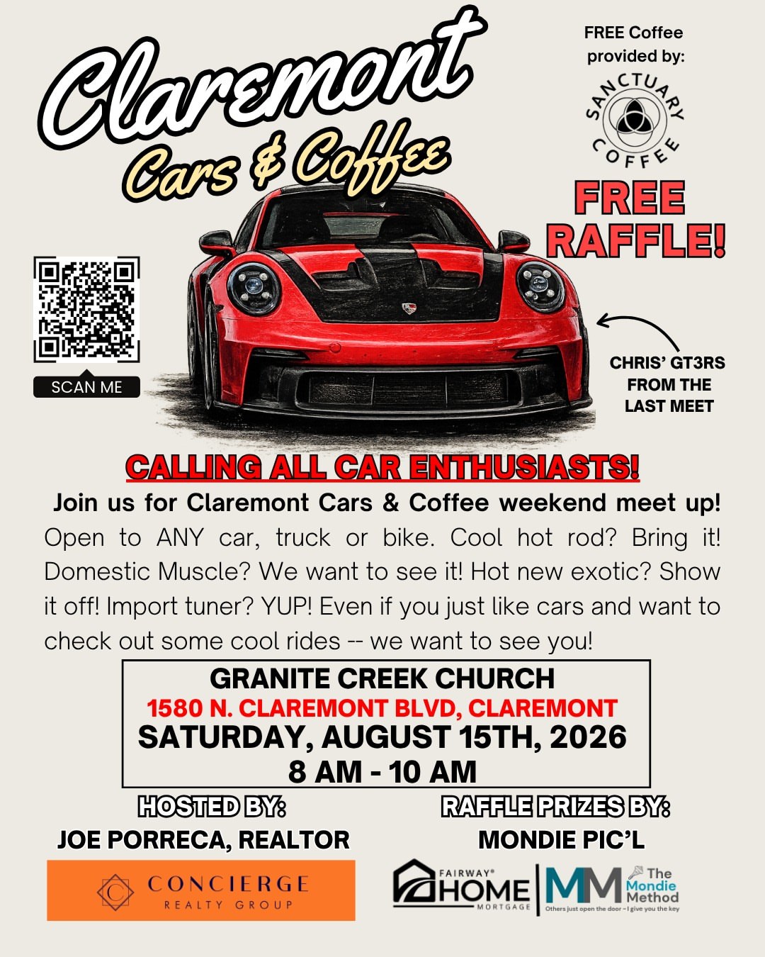 Claremont Cars & Coffee — Cars & Coffee meet