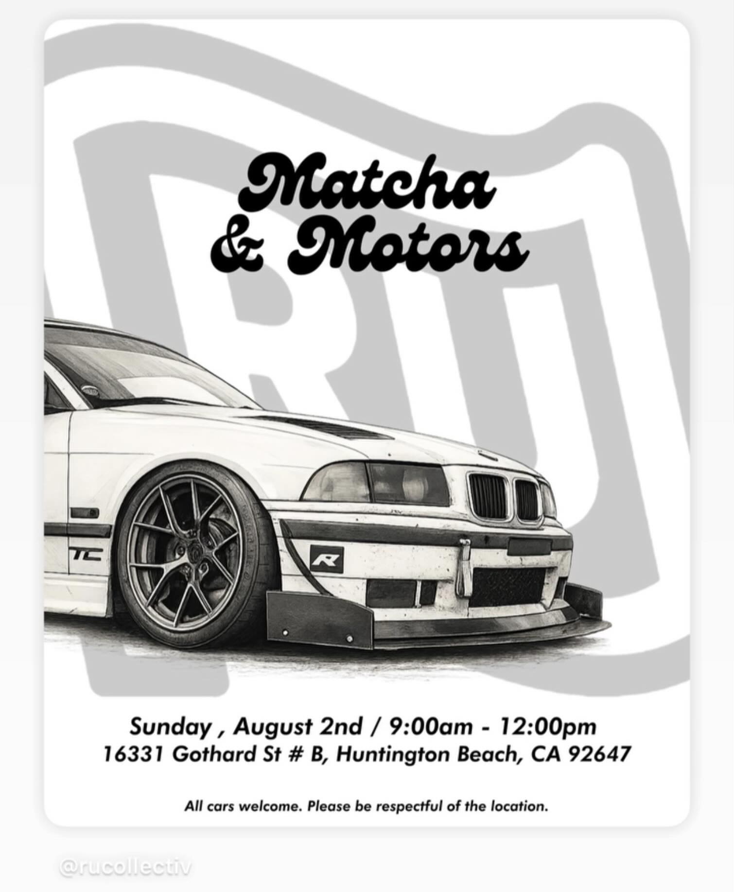 Matcha & Motors — Cars & Coffee meet