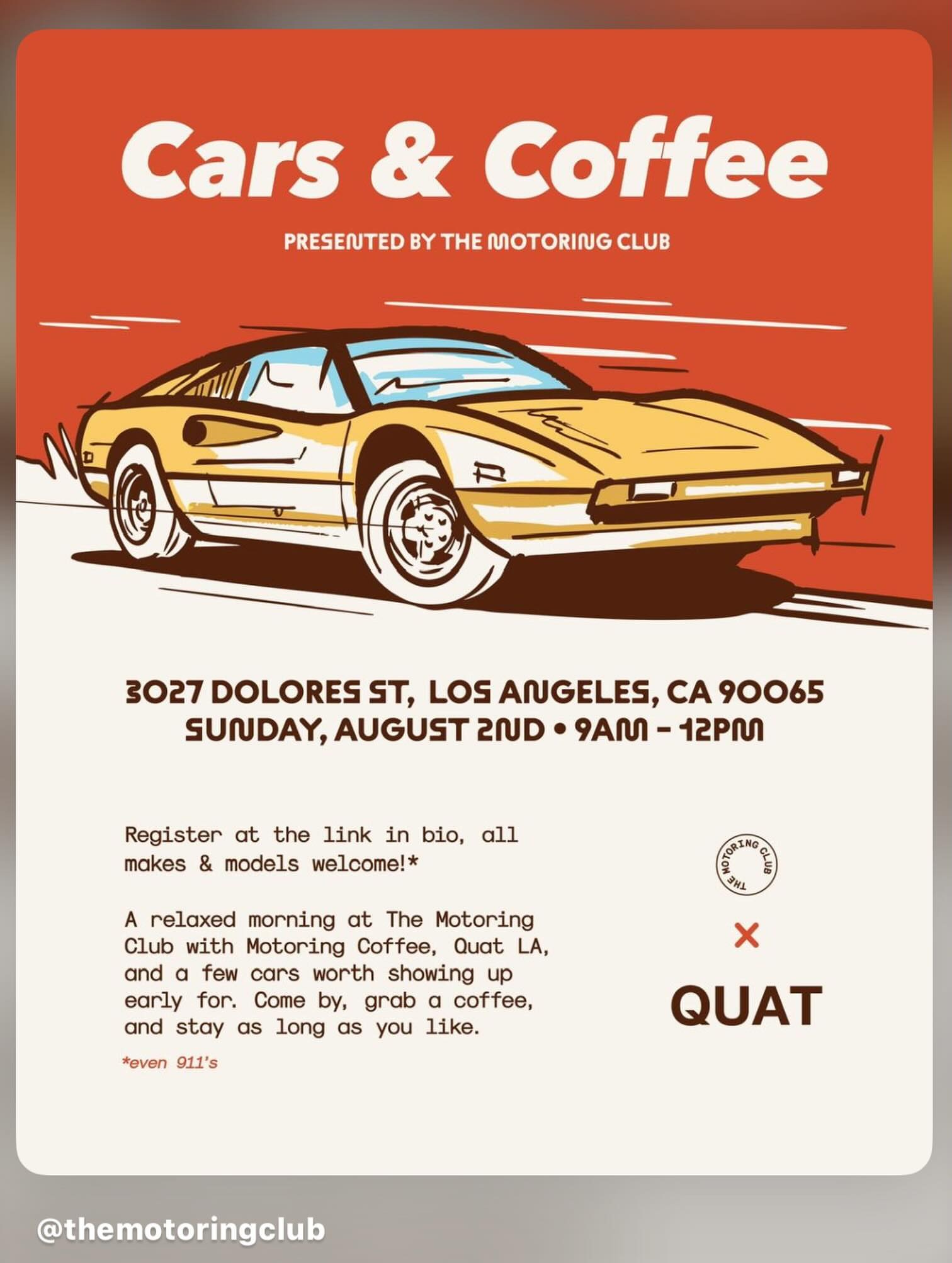 Cars & Coffee — Los Angeles — Cars & Coffee meet