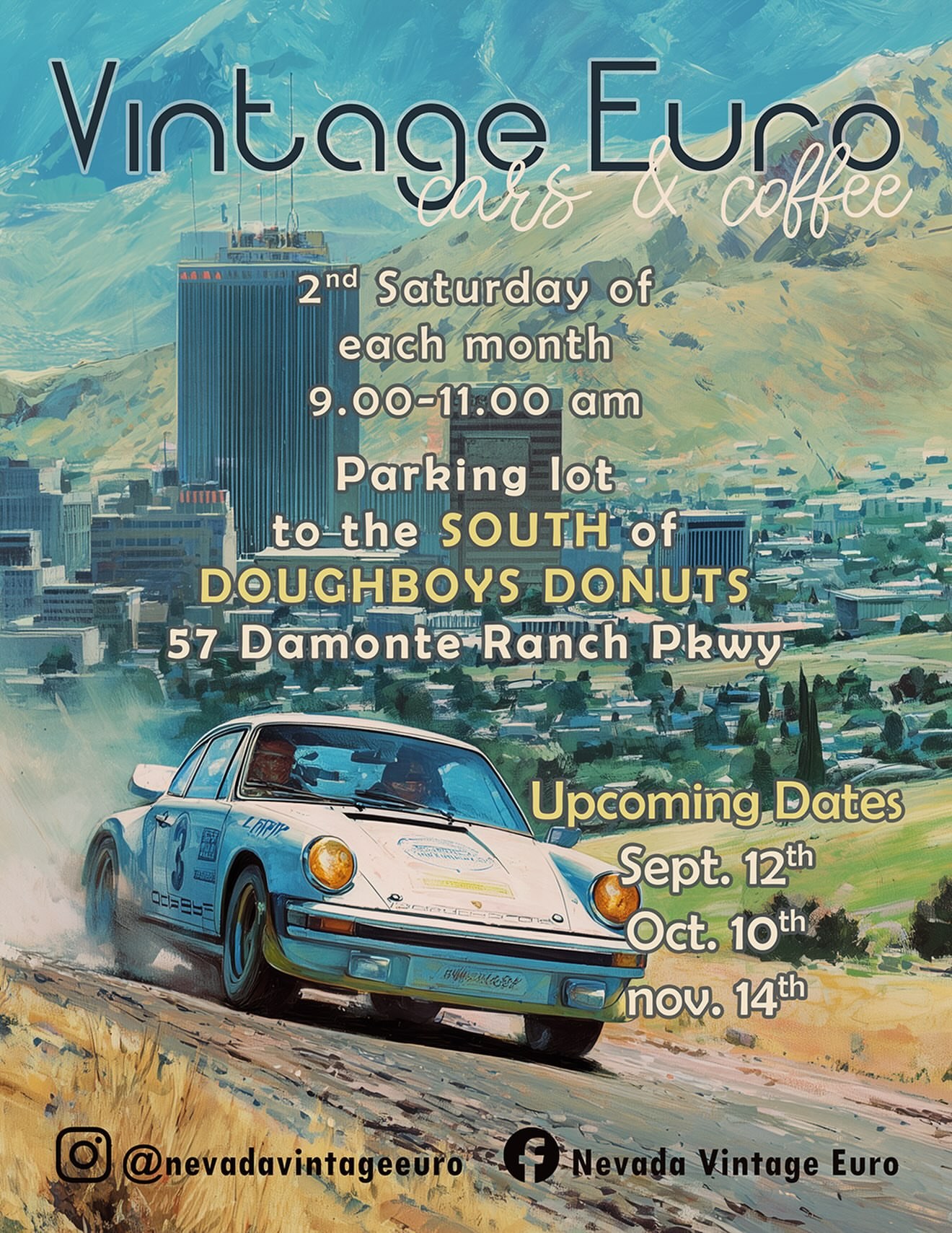Vintage Euro cars & coffee — Cars & Coffee meet