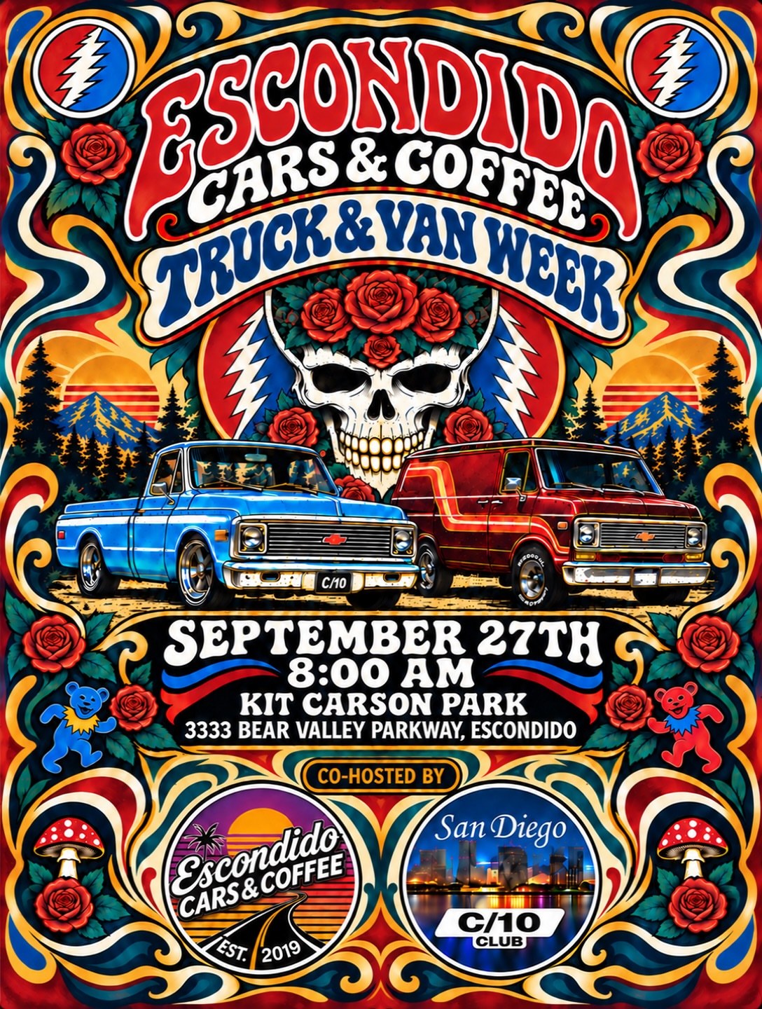 Escondido Cars & Coffee Truck & Van Week — Cars & Coffee meet