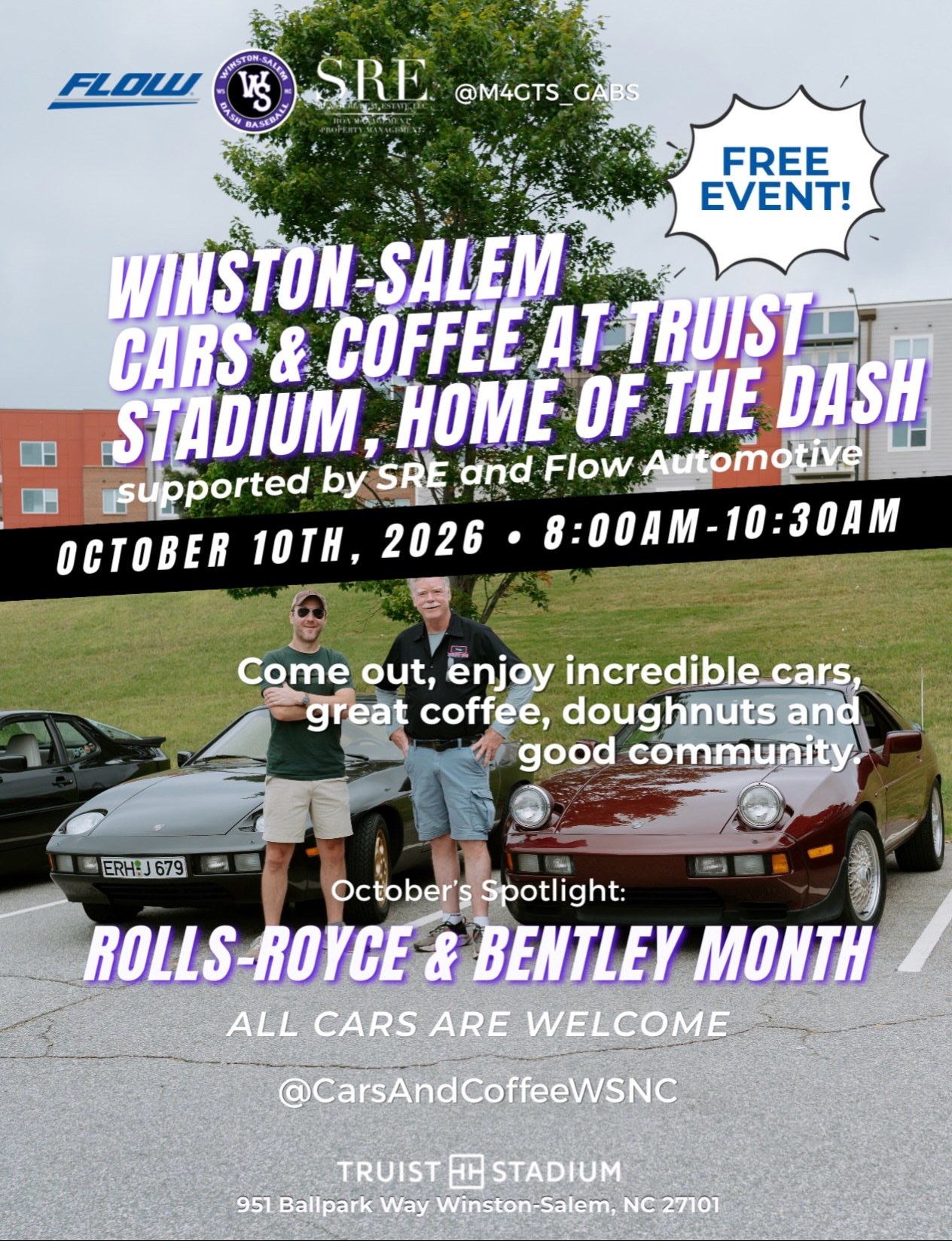 Winston-Salem Cars & Coffee at Truist Stadium — Cars & Coffee meet