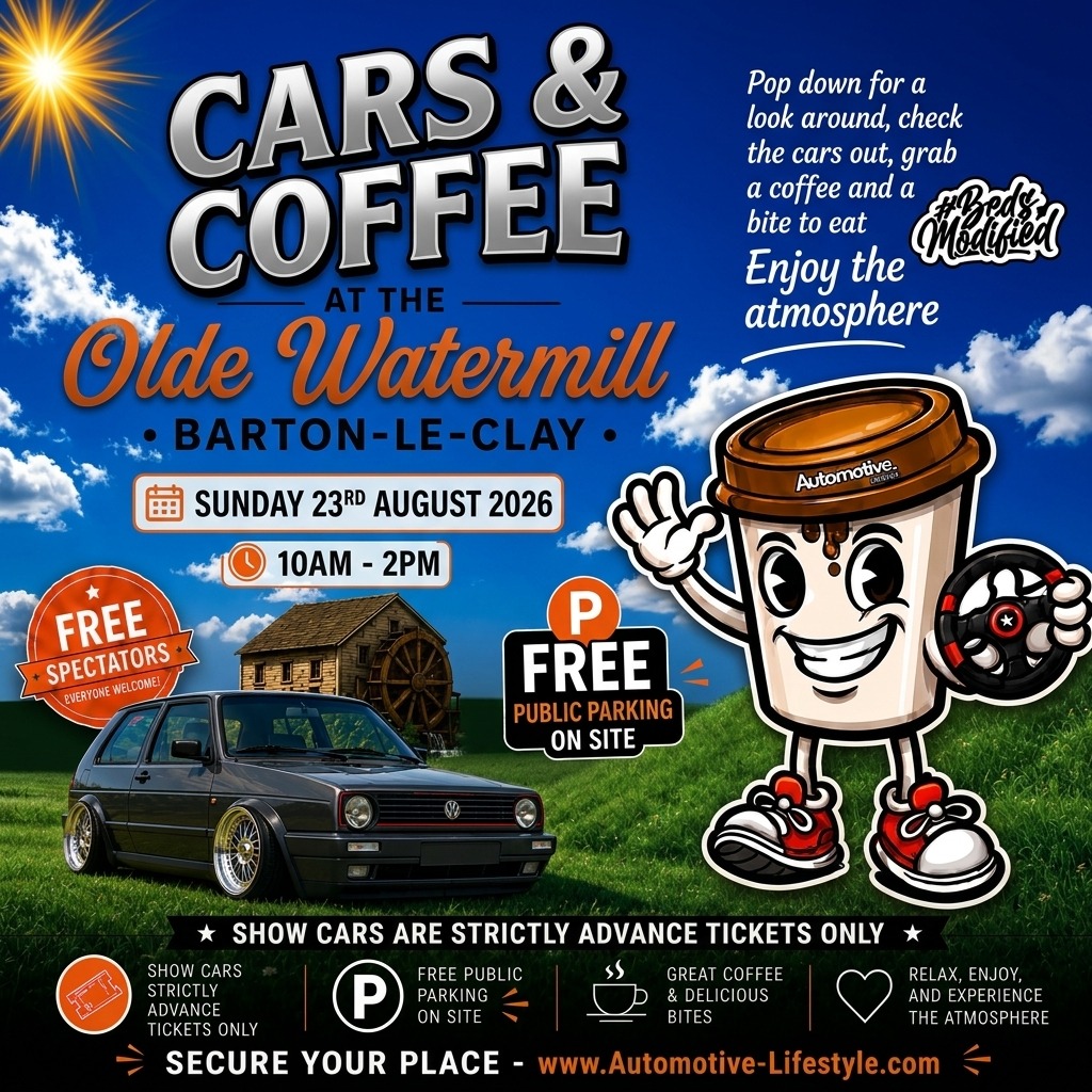 Cars & Coffee — The Olde Watermill — Cars & Coffee meet