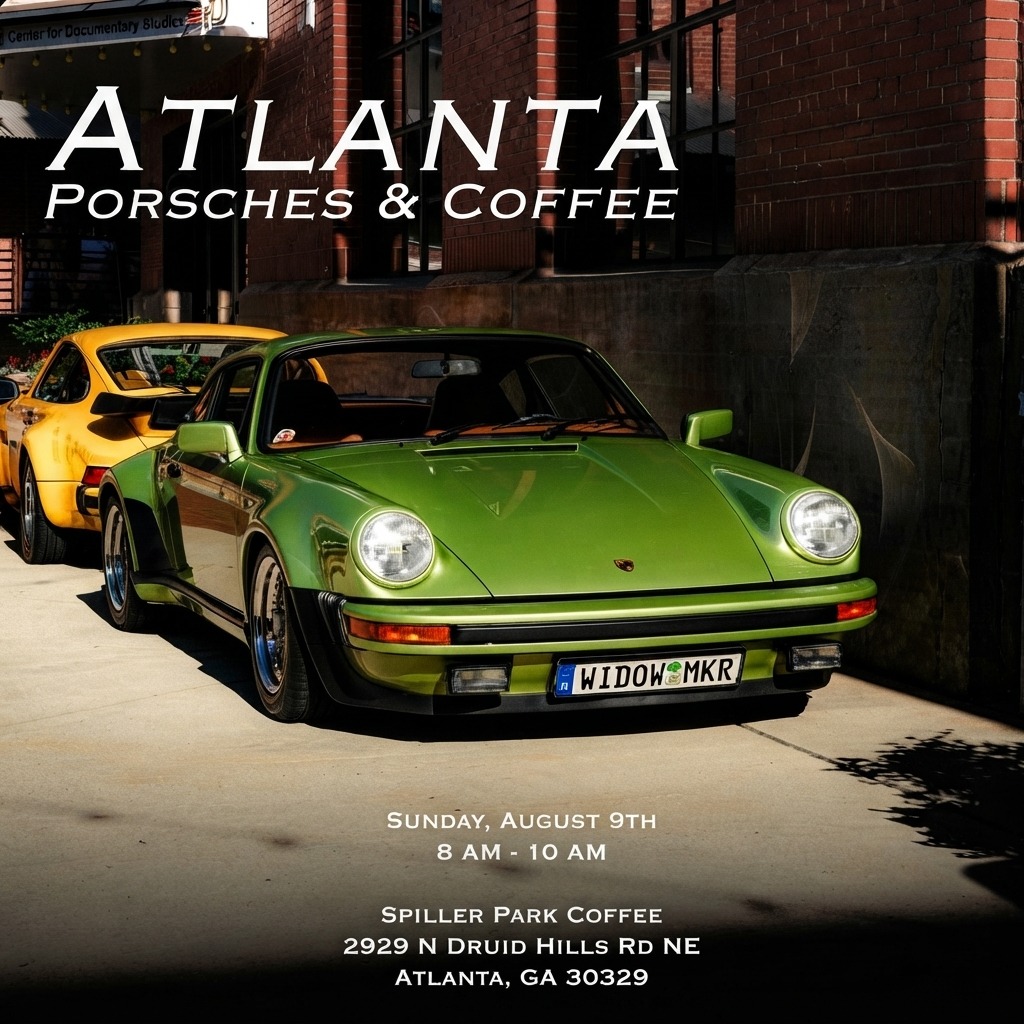 Atlanta Porsches & Coffee — Cars & Coffee meet
