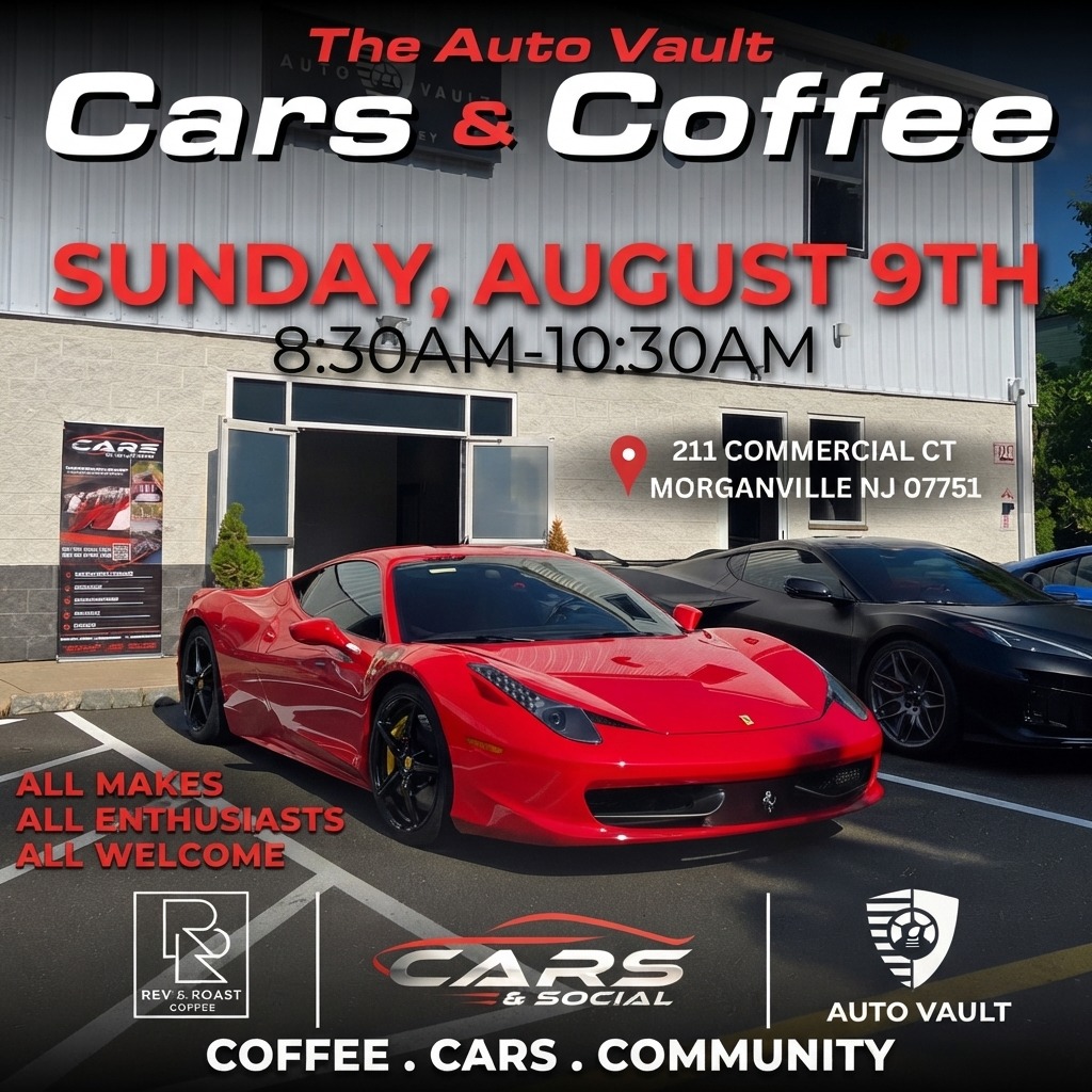 Cars & Coffee — The Auto Vault — Cars & Coffee meet