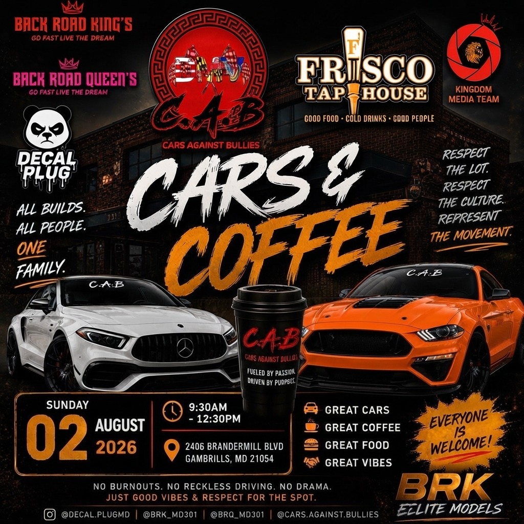 Cars & Coffee — Frisco Tap House — Cars & Coffee meet