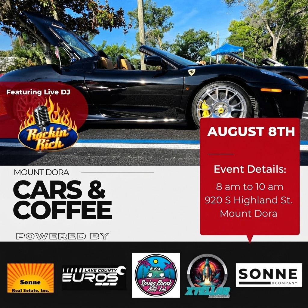Cars & Coffee — Mount Dora — Cars & Coffee meet