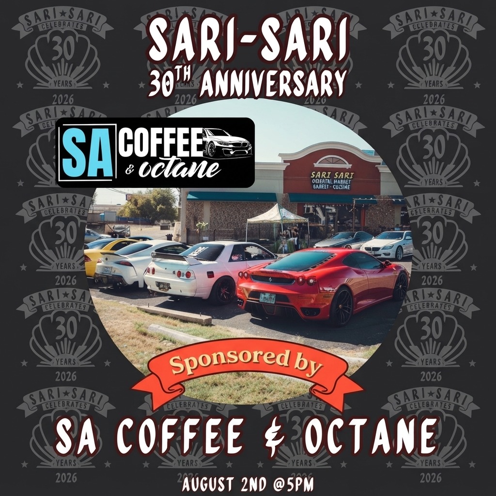 Sari-Sari 30th Anniversary — Cars & Coffee meet