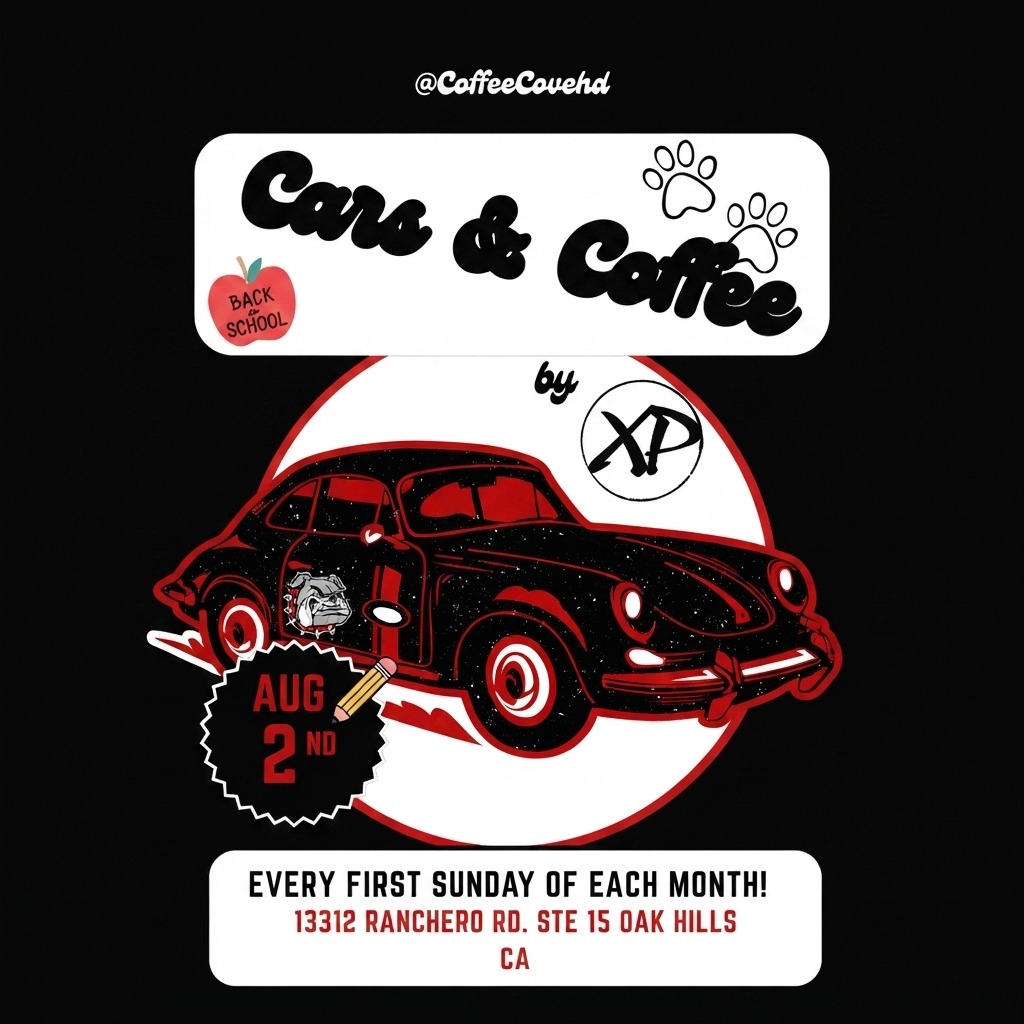 Cars & Coffee — Coffee Cove — Cars & Coffee meet