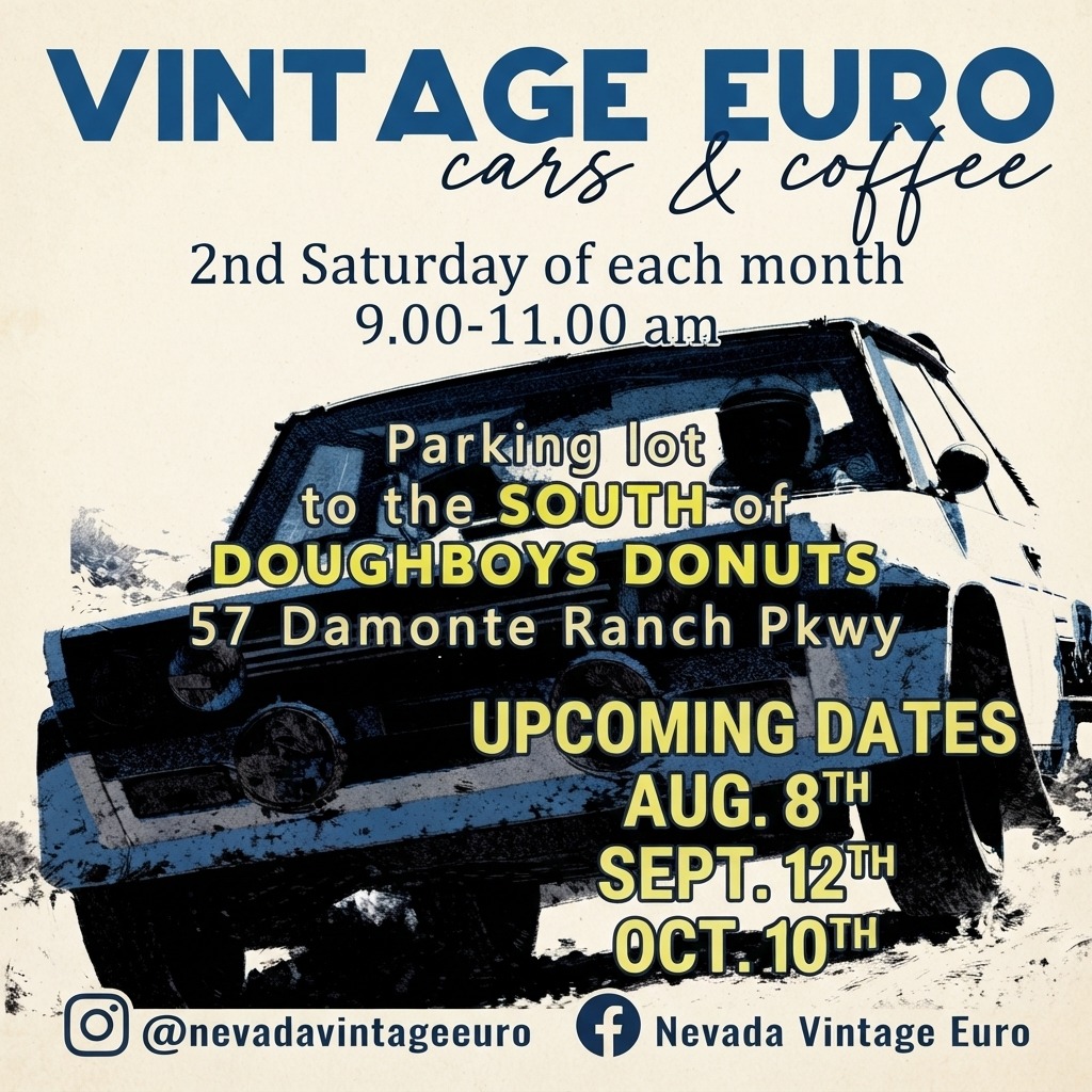 VINTAGE EURO cars & coffee — Cars & Coffee meet