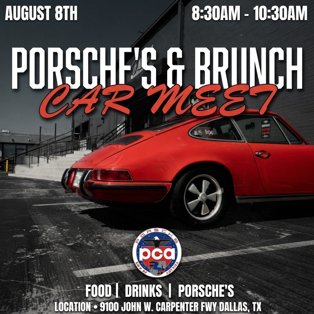 Porsche's & Brunch Car Meet — Cars & Coffee meet