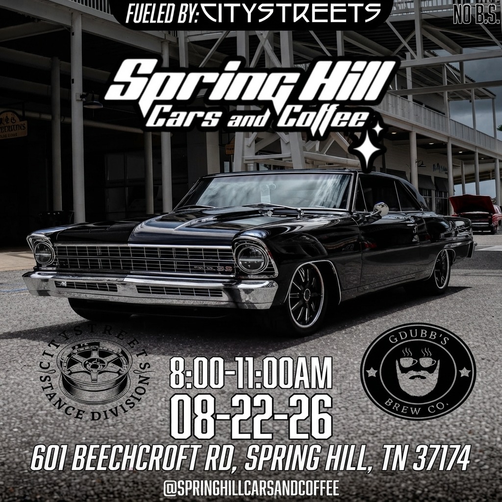 Spring Hill Cars and Coffee — Cars & Coffee meet