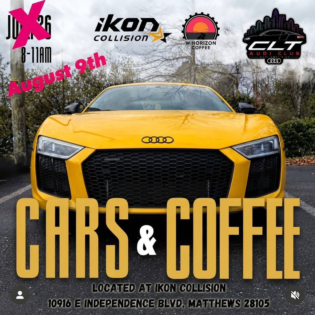 Cars & Coffee — Ikon Collision — Cars & Coffee meet