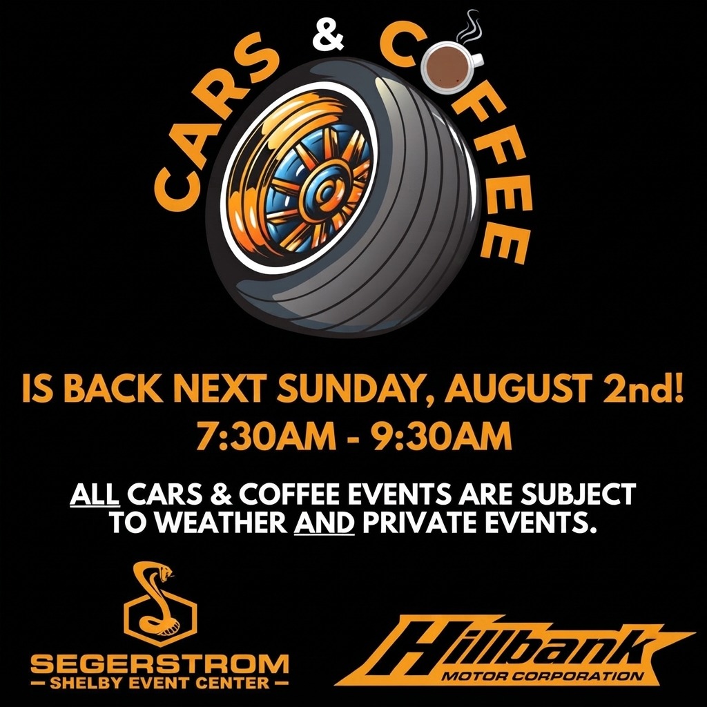 Cars & Coffee — Segerstrom Shelby Event Center — Cars & Coffee meet