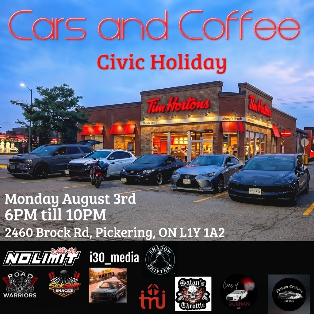 Cars and Coffee — Tim Hortons — Cars & Coffee meet