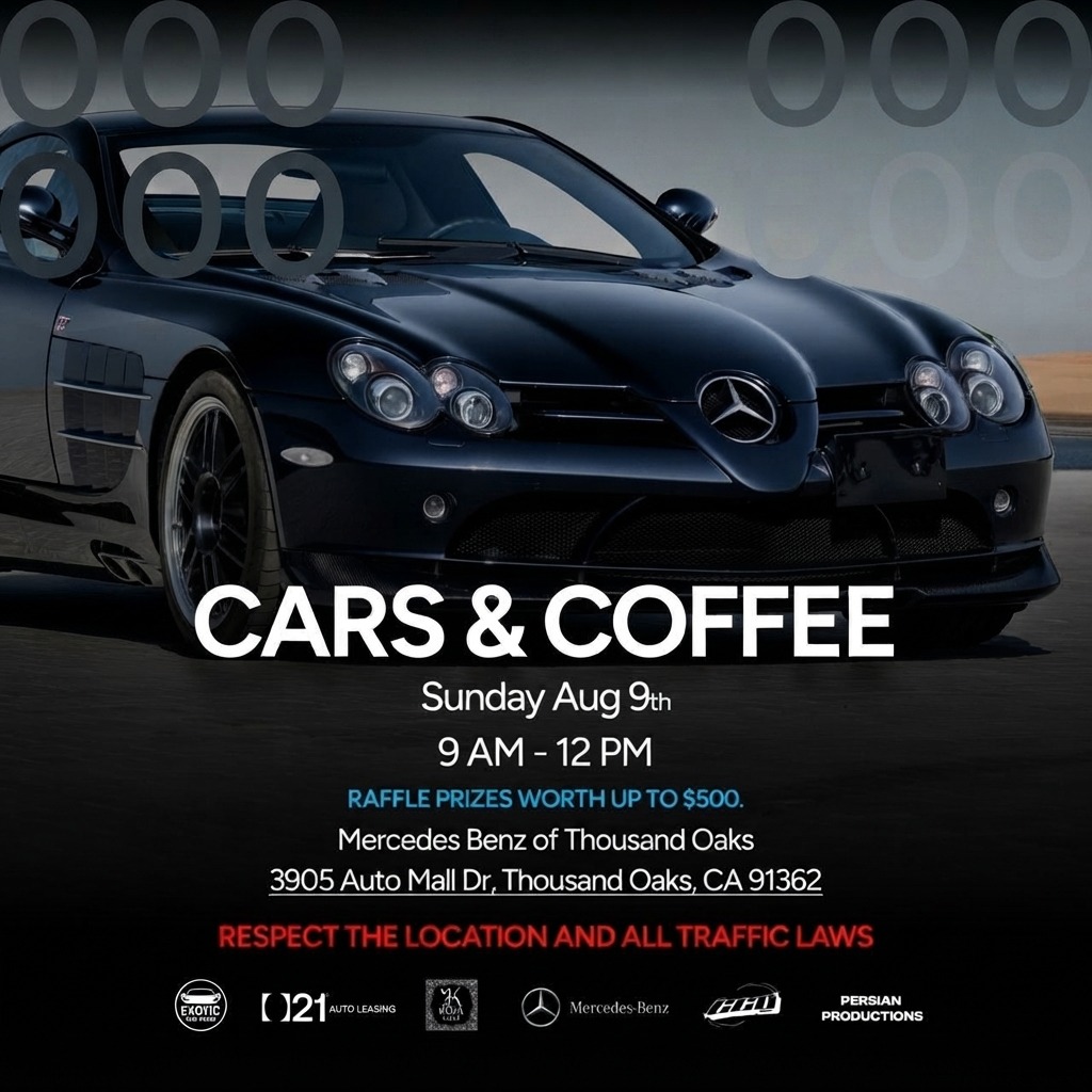 Cars & Coffee — Mercedes Benz of Thousand Oaks — Cars & Coffee meet