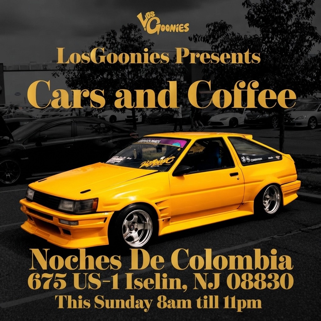 Cars and Coffee — Noches De Colombia — Cars & Coffee meet