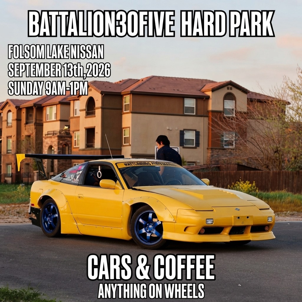 BATTALION30FIVE HARD PARK — Cars & Coffee meet