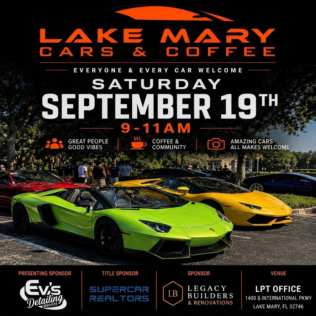 Lake Mary Cars & Coffee — Cars & Coffee meet
