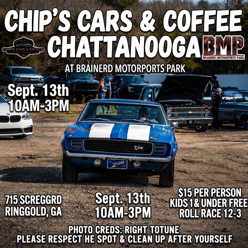 Chip's Cars & Coffee Chattanooga — Cars & Coffee meet