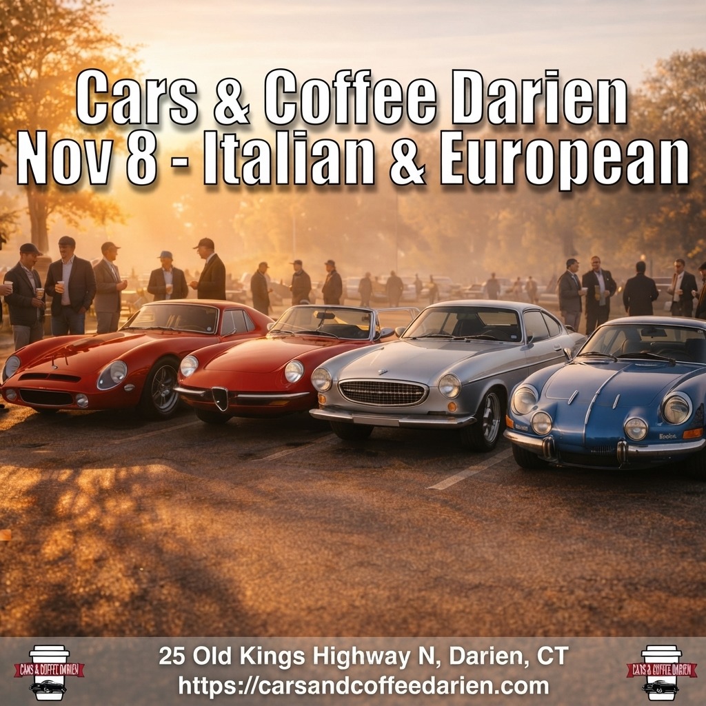 Cars & Coffee Darien — Cars & Coffee meet
