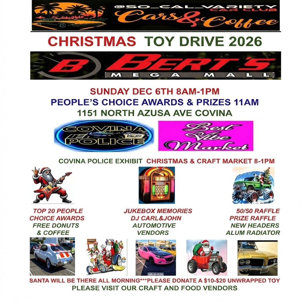 Christmas Toy Drive 2026 — Cars & Coffee meet