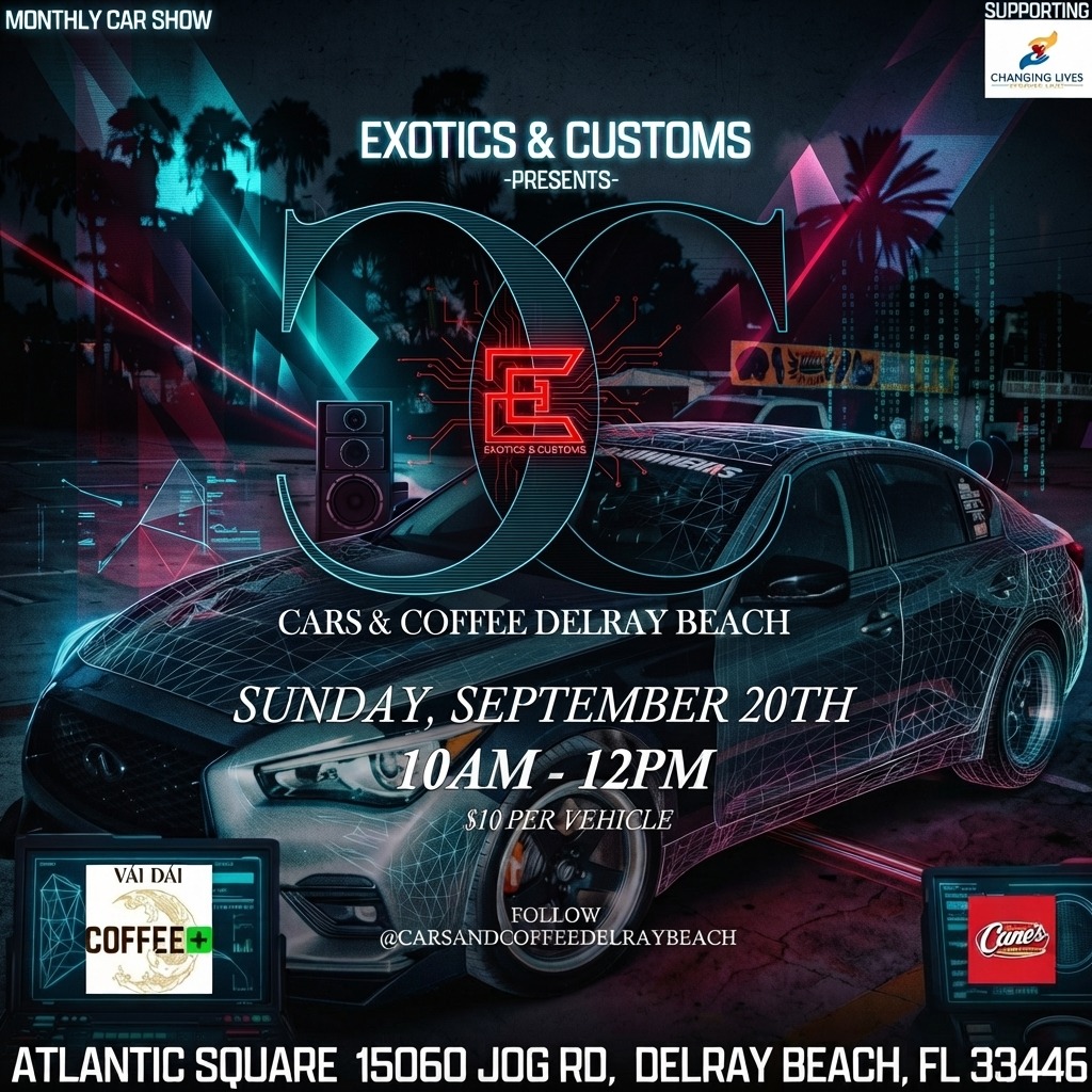 Cars & Coffee Delray Beach — Cars & Coffee meet
