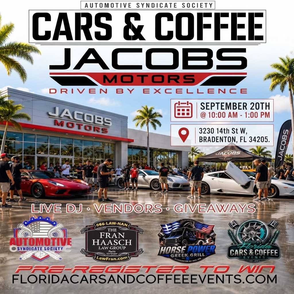 Cars & Coffee — Jacobs Motors — Cars & Coffee meet