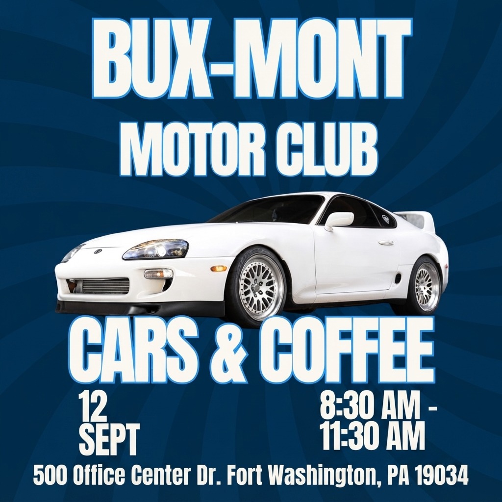 Bux-Mont Motor Club Cars & Coffee — Cars & Coffee meet