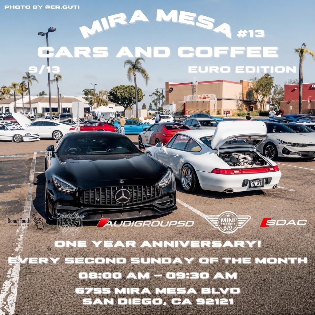 Mira Mesa #13 Cars and Coffee — Cars & Coffee meet