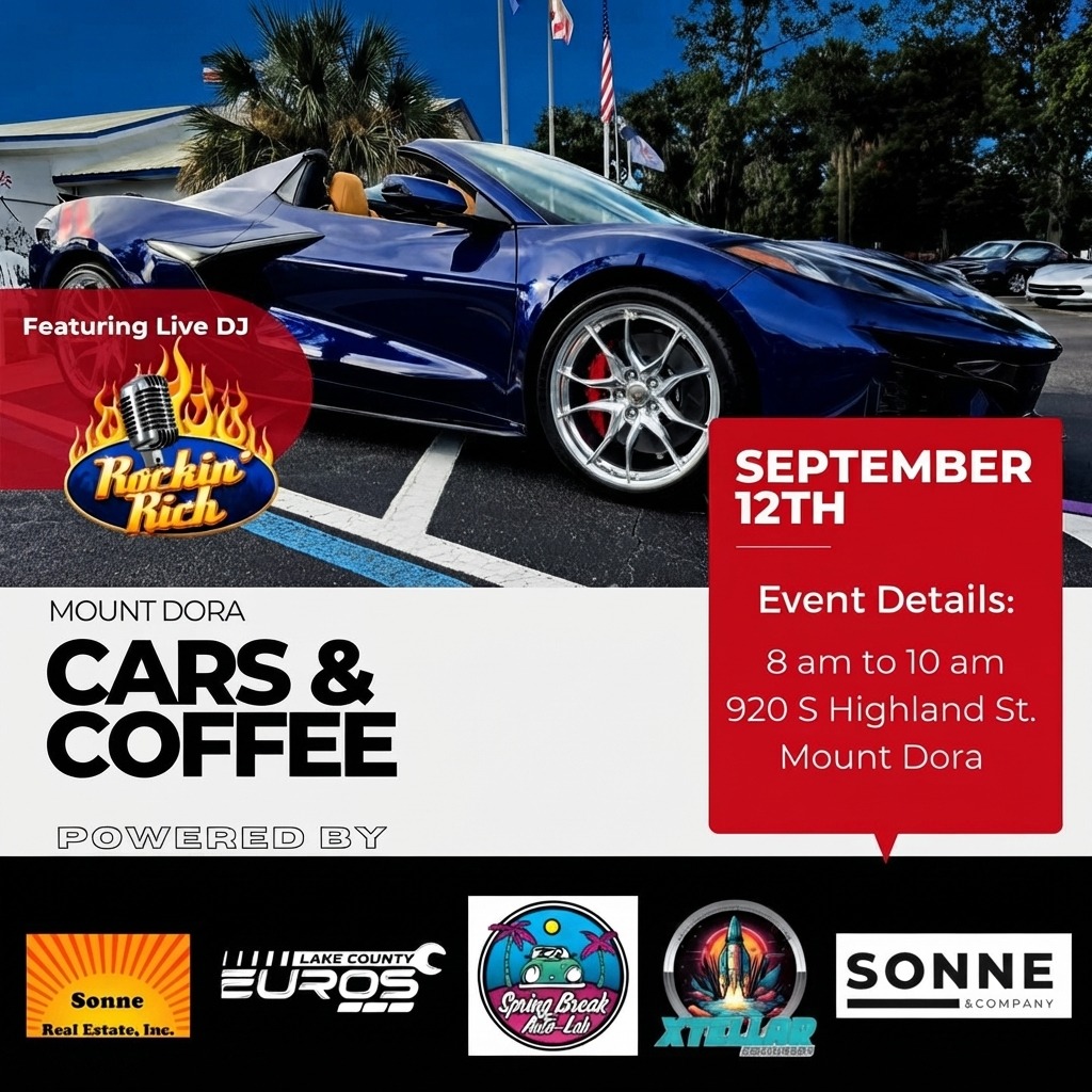 Mount Dora Cars & Coffee — Cars & Coffee meet