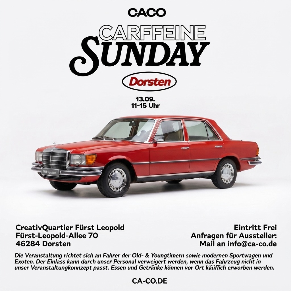 Carffeine Sunday — Cars & Coffee meet