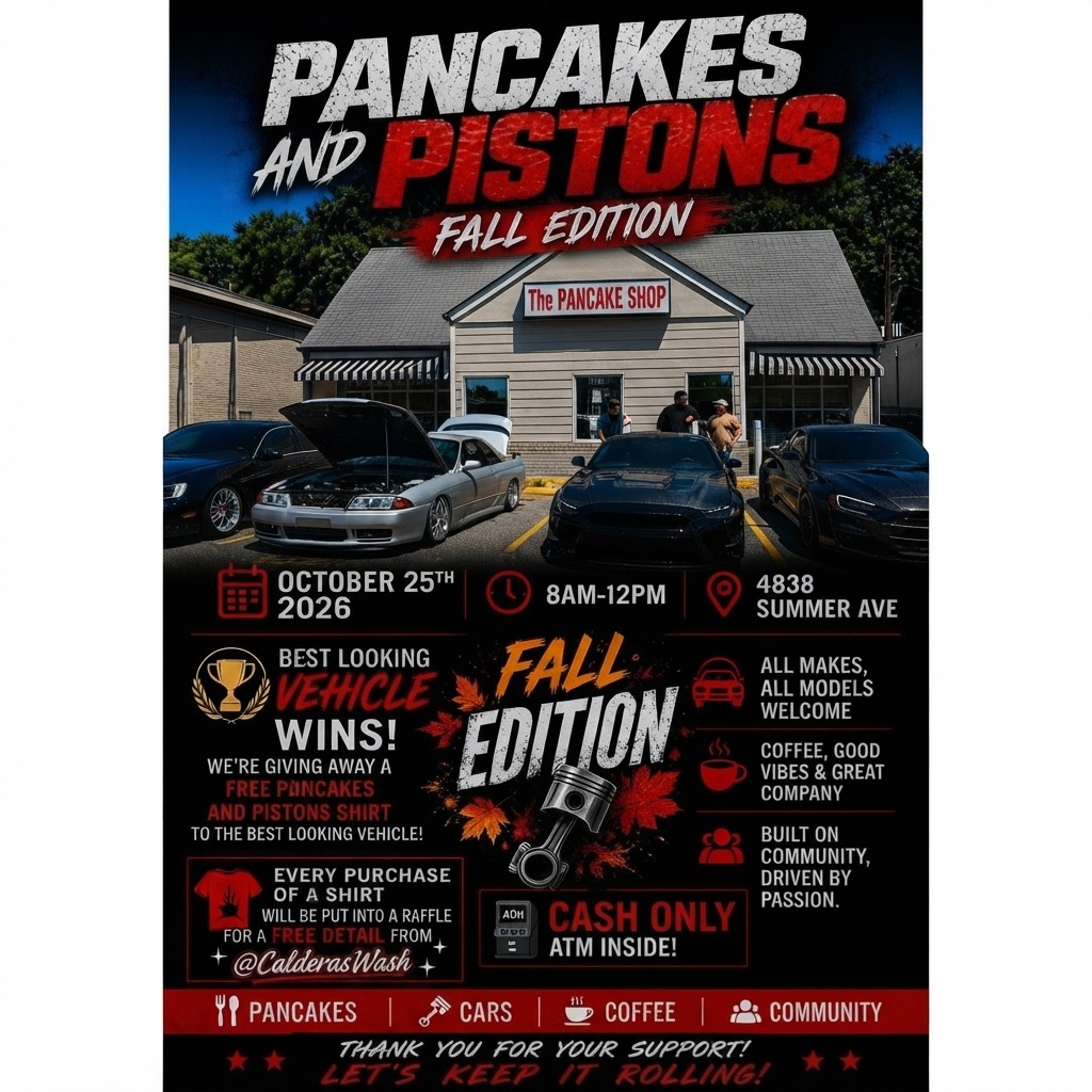 Pancakes and Pistons Fall Edition — Cars & Coffee meet