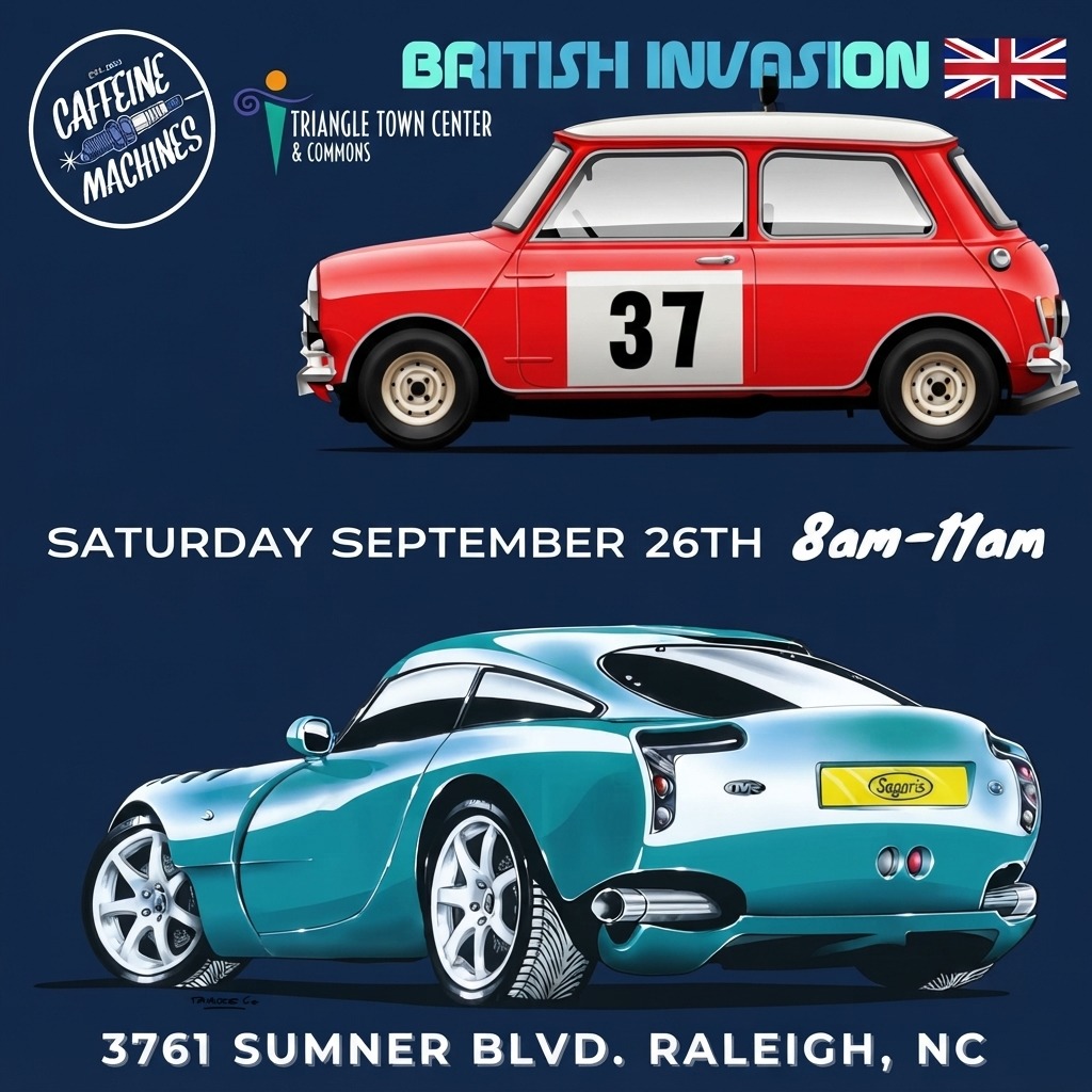 British Invasion — Cars & Coffee meet