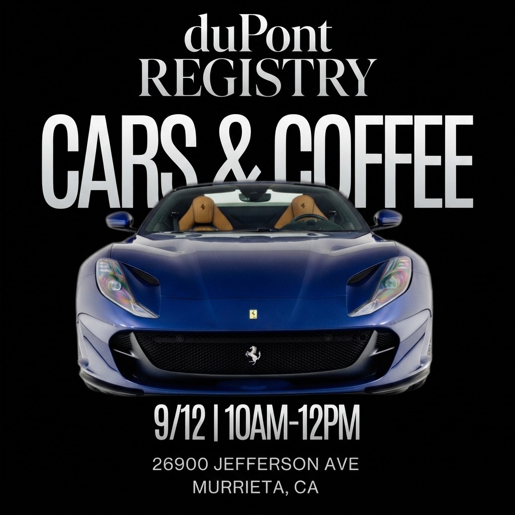 duPont REGISTRY CARS & COFFEE — Cars & Coffee meet