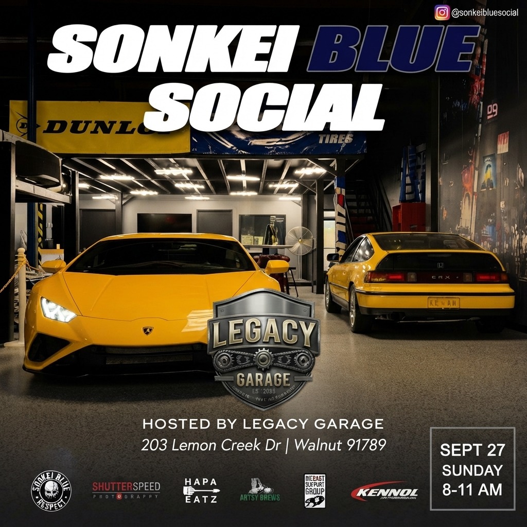Sonkei Blue Social — Cars & Coffee meet