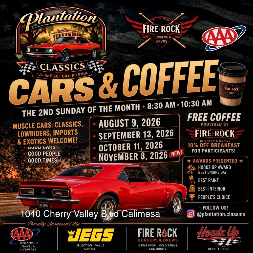 Plantation Classics Cars & Coffee — Cars & Coffee meet