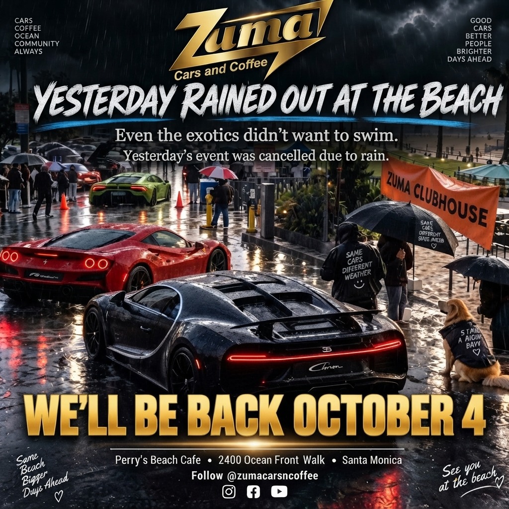 Zuma Cars and Coffee — Cars & Coffee meet