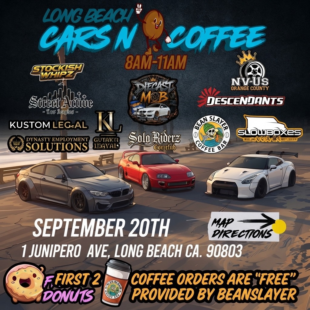 Long Beach Cars N Coffee — Cars & Coffee meet