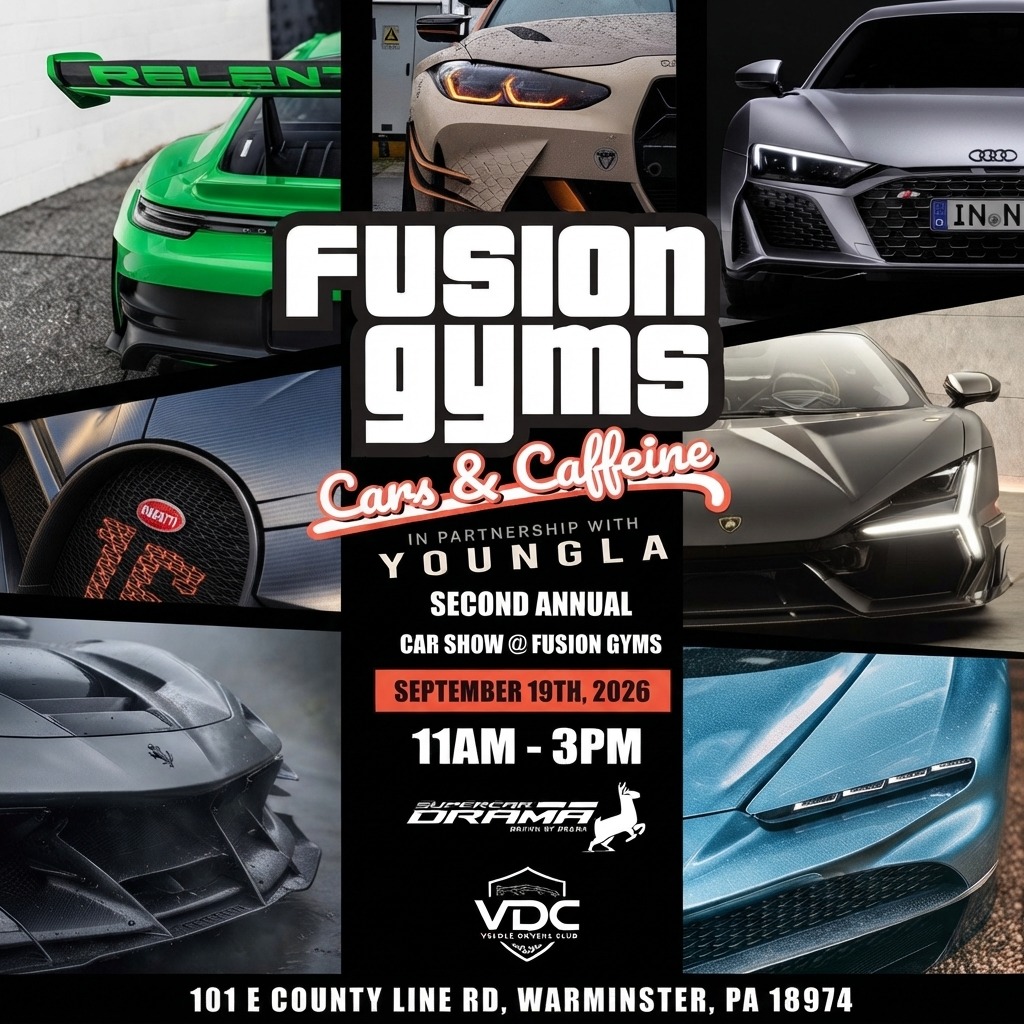 Fusion Gyms Cars & Caffeine — Cars & Coffee meet