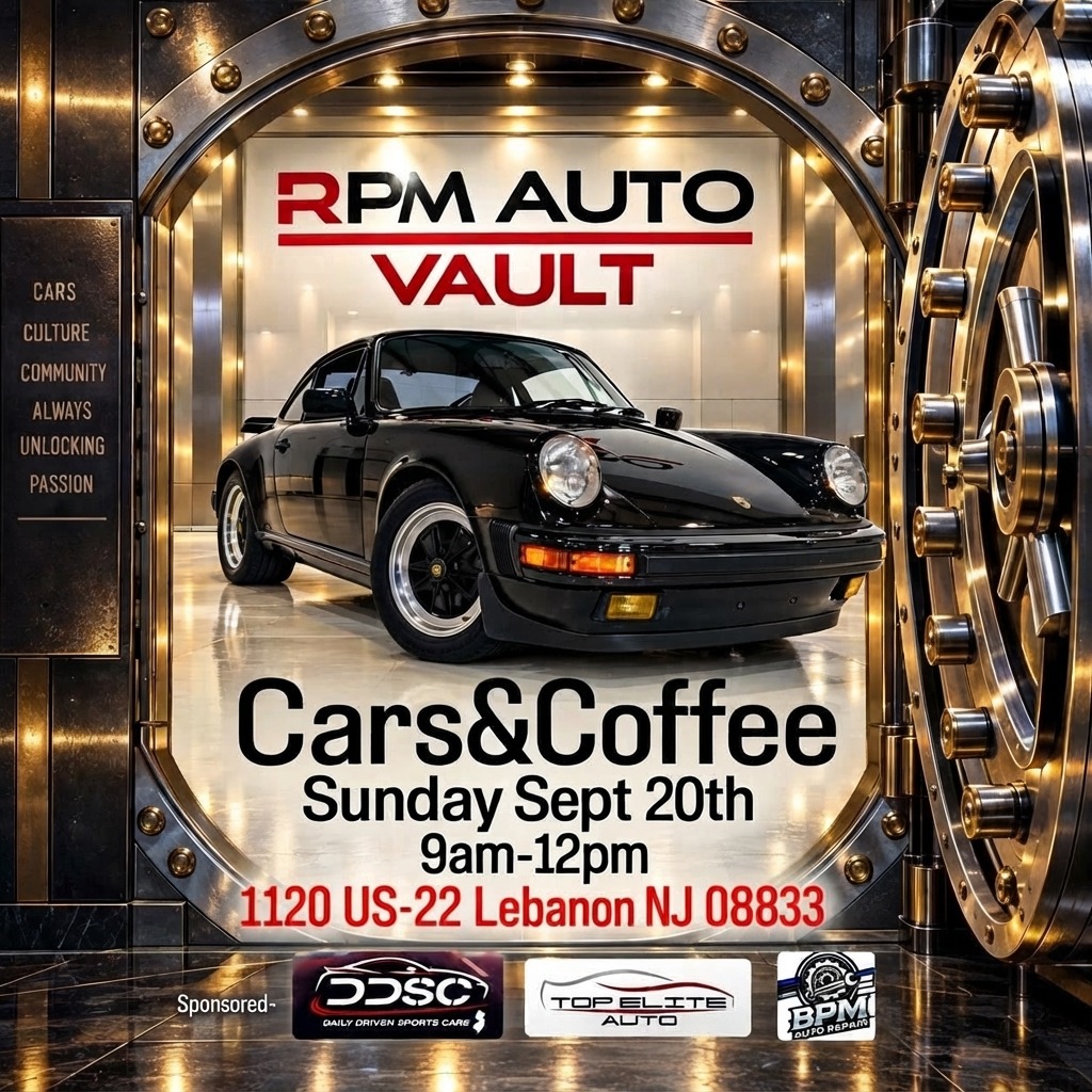 Cars&Coffee — RPM Auto Vault — Cars & Coffee meet