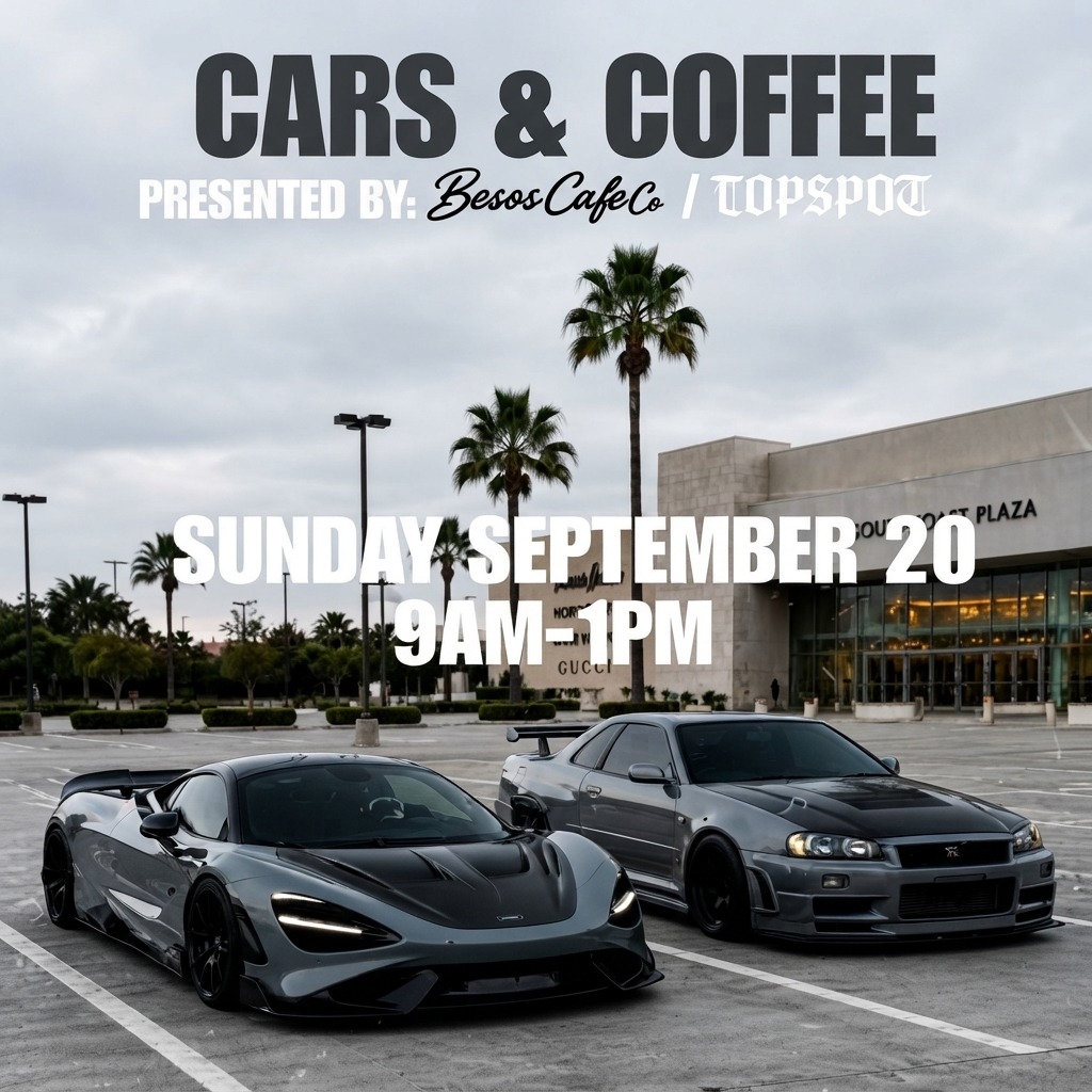CARS & COFFEE — Anaheim — Cars & Coffee meet