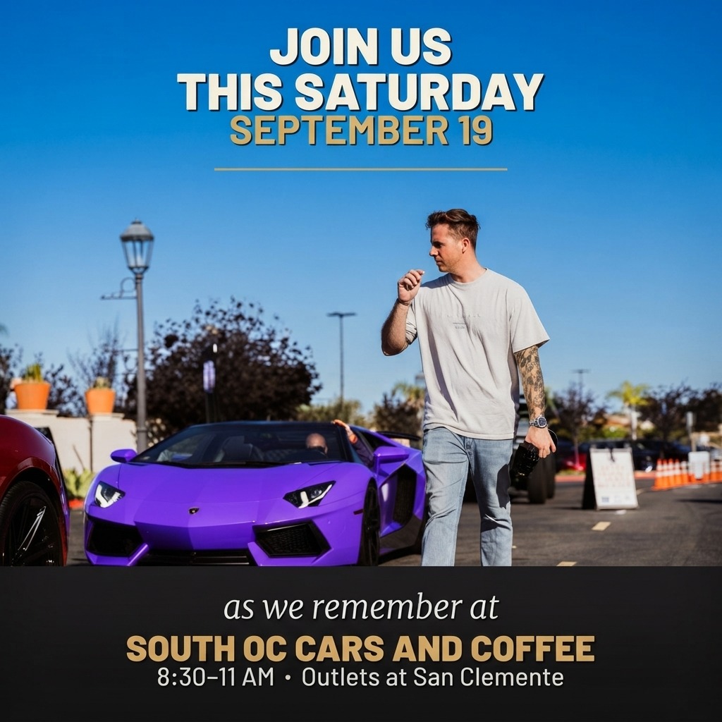 South OC Cars and Coffee — Cars & Coffee meet