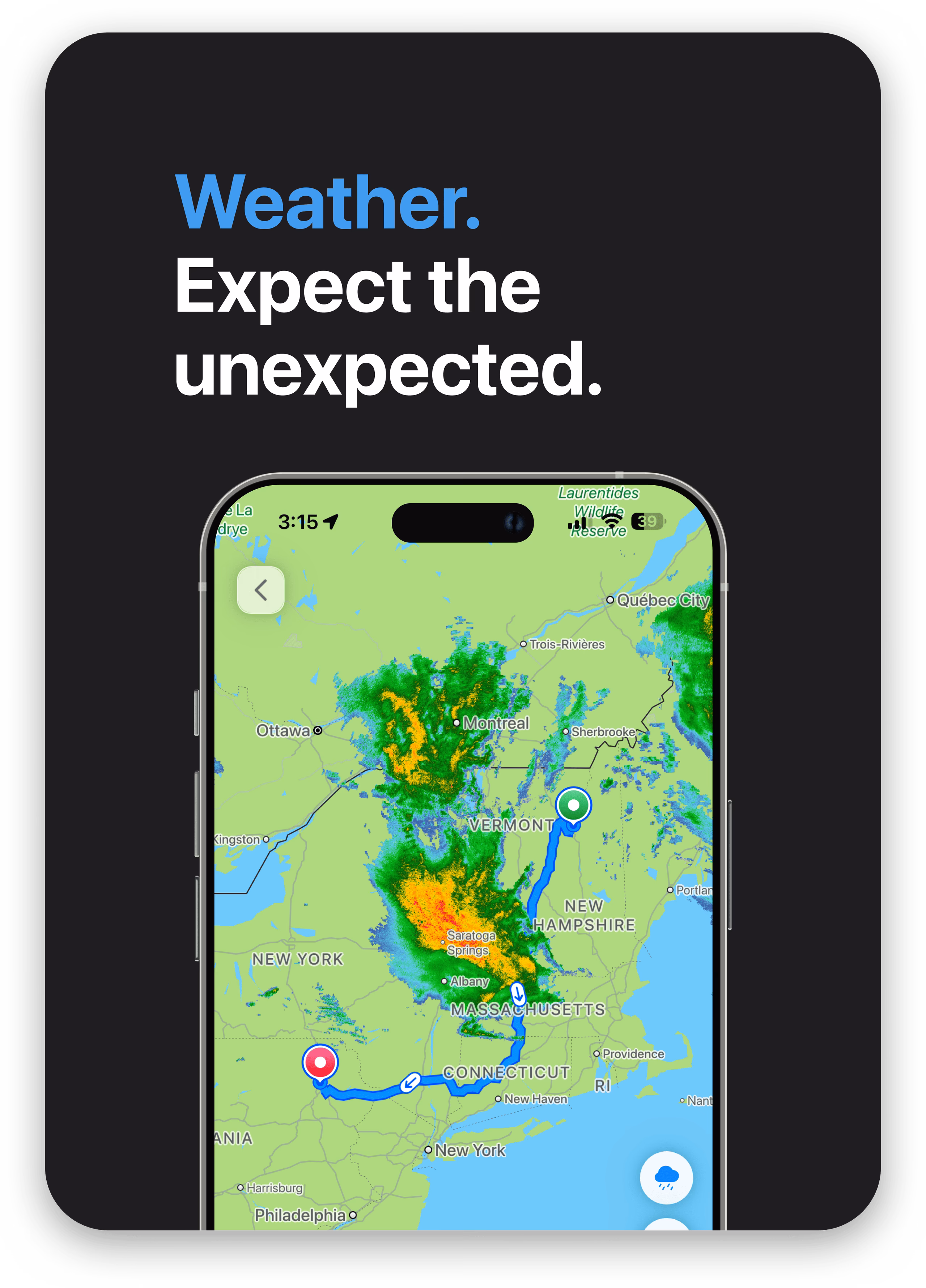 Weather - Expect the unexpected
